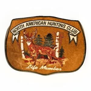 North American Hunting Club Life Member Embroidered Patch